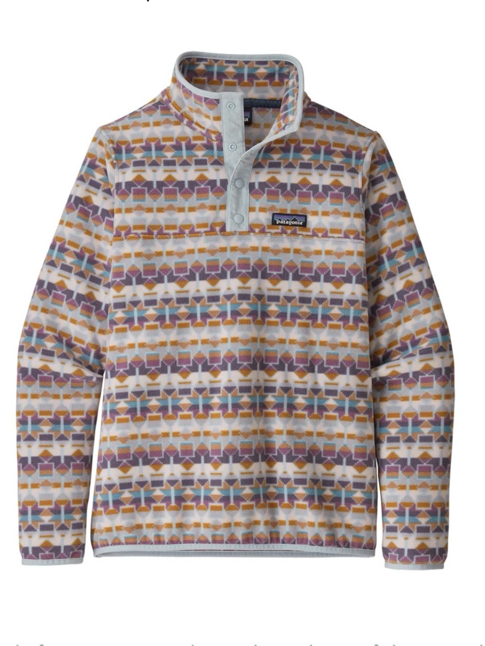 Patagonia Women's Micro D® Snap-T® Pullover- Cedar Mesa: Tailored Grey